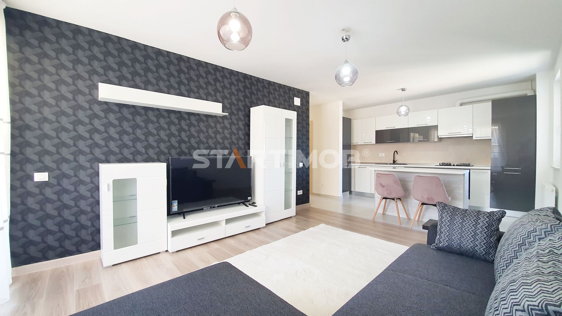 Apartament mobilat doua camere  cu parcare Urban Plaza