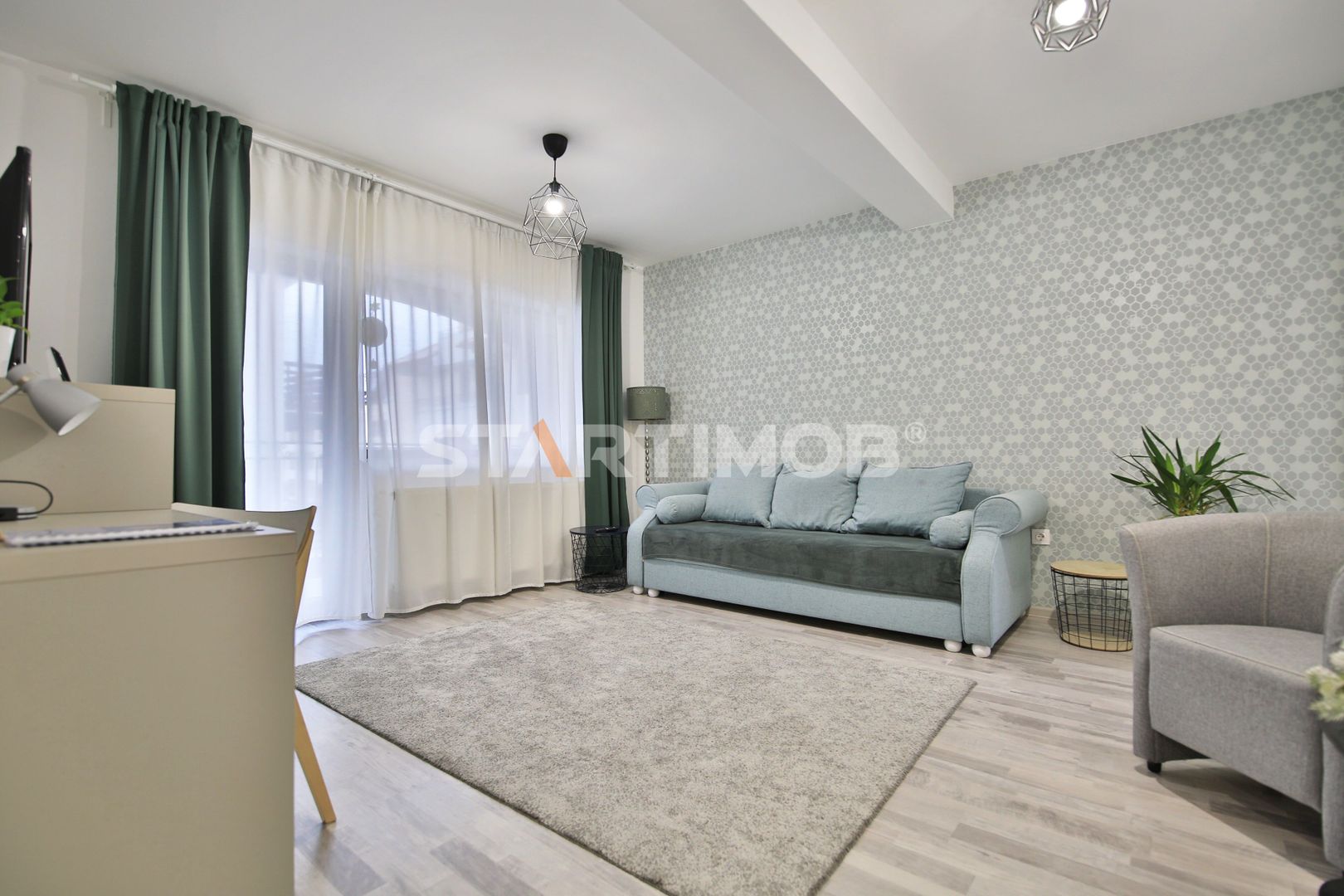 Apartament mobilat  Galaxy Residence cu parcare subterana
