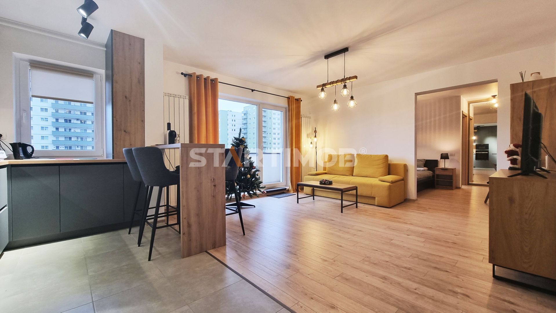 Apartament mobilat Top City Coresi