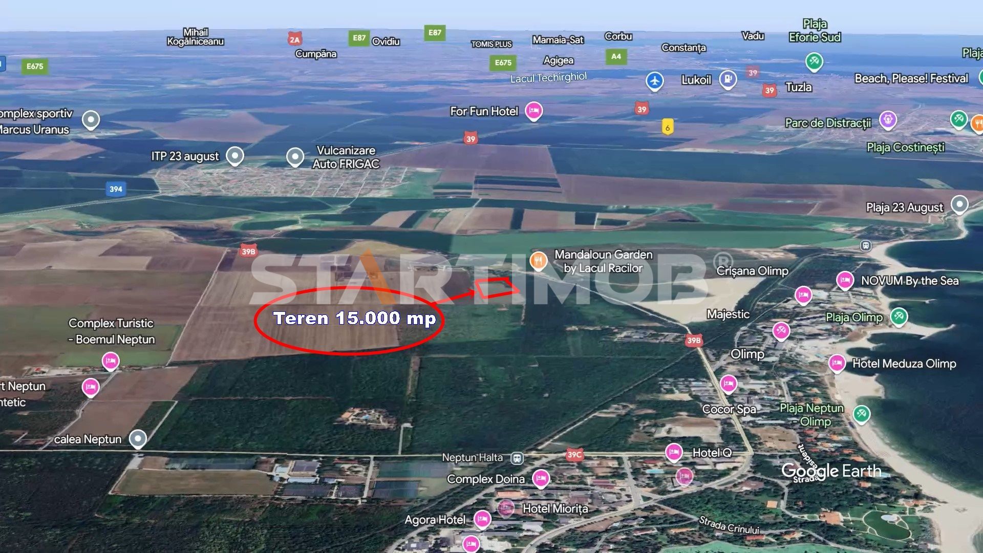 Teren ideal investitie litoral zona statiunii Olimp