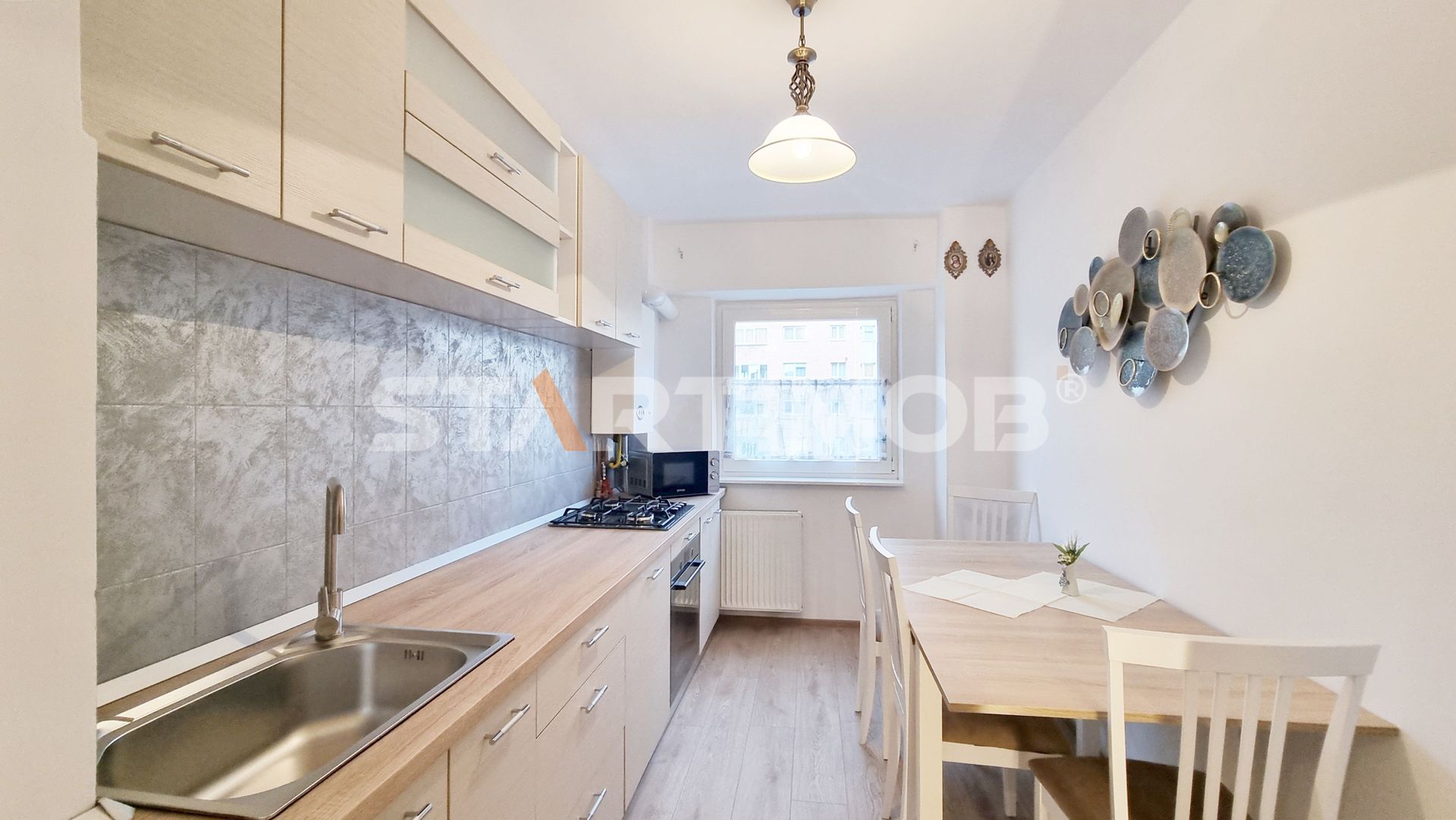 Apartament mobilat doua camere Centru Civic