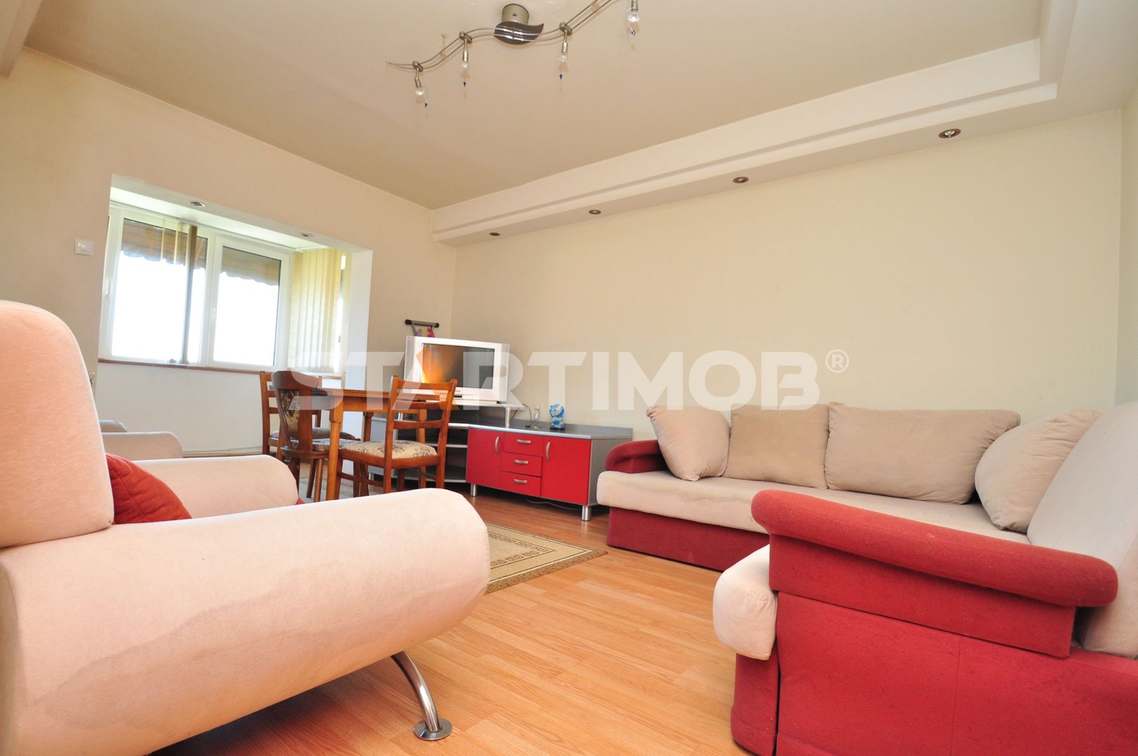 Apartament doua camere mobilat si utilat zona Racadau