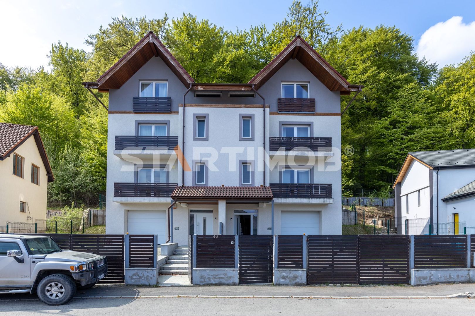 Vila mobilata tip duplex 5 camere