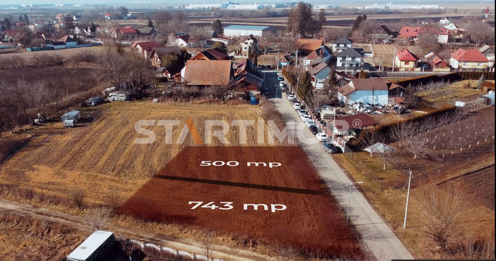 Teren intravilan 500 mp Stupini