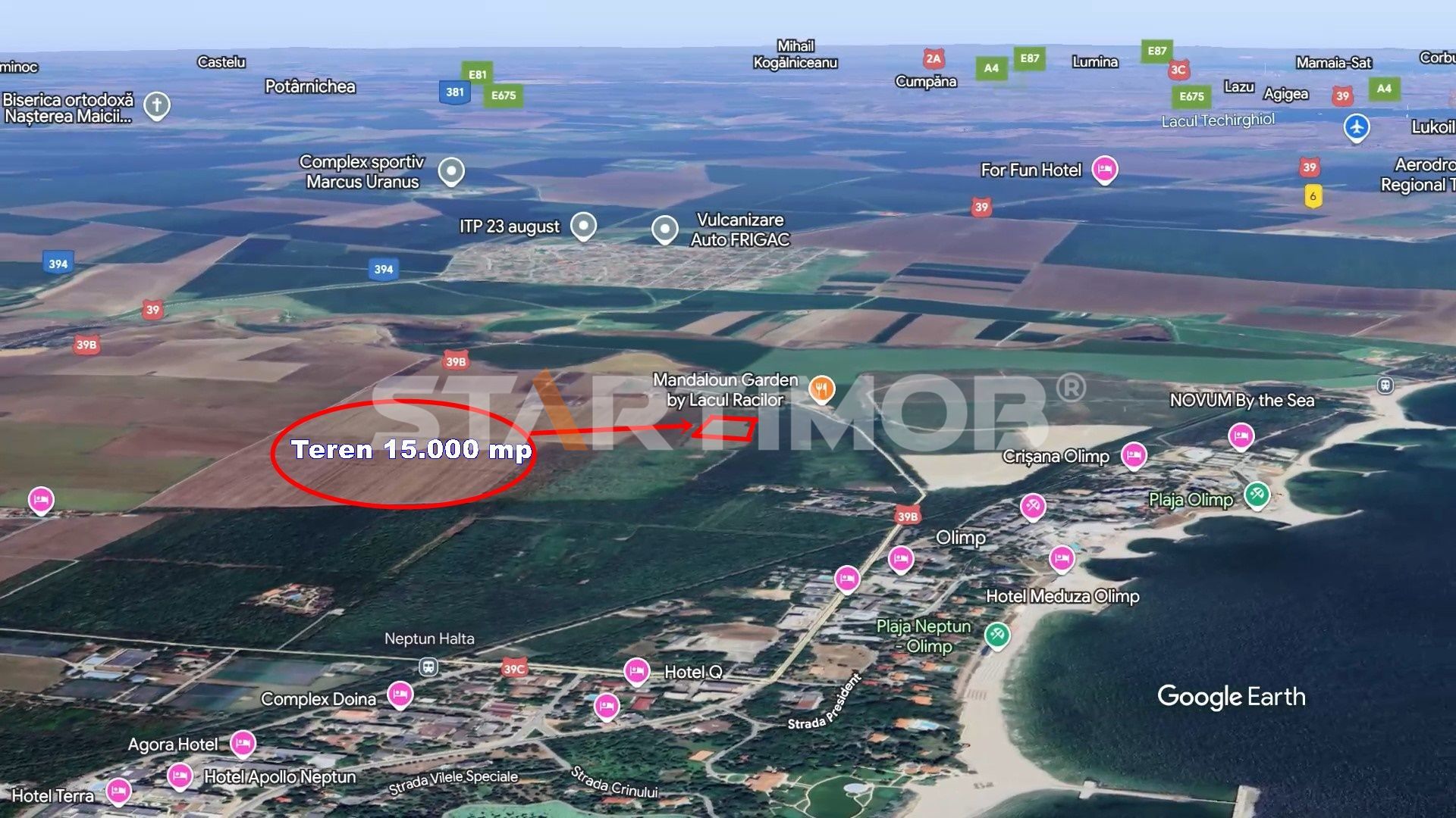 Teren ideal investitie litoral zona statiunii Olimp
