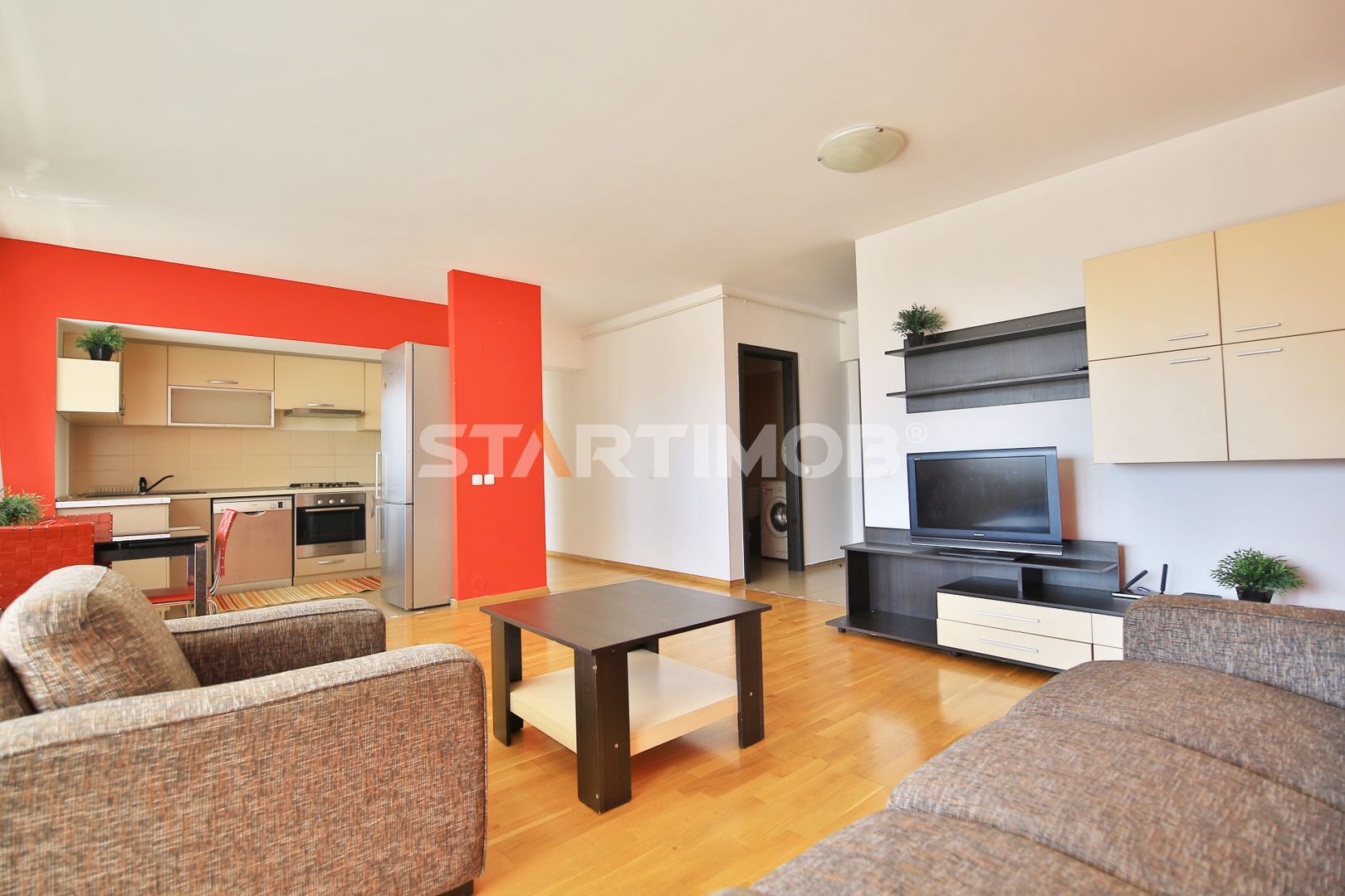 Apartament 3 camere mobilat Privilegio cu parcare subterana