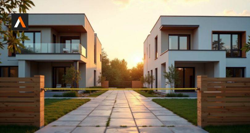 Reguli constructie casa: Distanta minima de 3 metri fata de vecini 